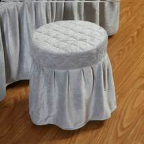 Beauty salon stool cover round stool cover bar chair cover round stool cover round beauty manicure round stool cover support fixed