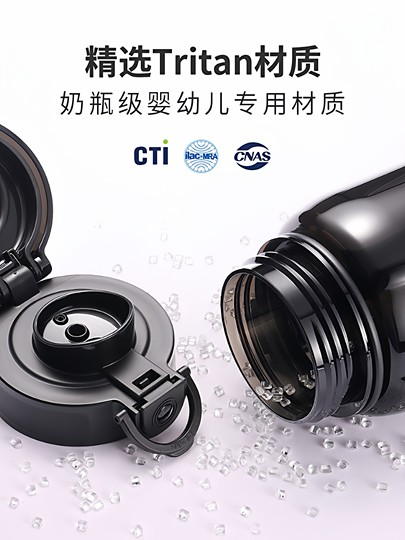 Water Bottle for Men 2025 New Model Large Capacity Large Water Jug Summer Outdoor Portable Sports Fitness Cup Plastic Water Bottle