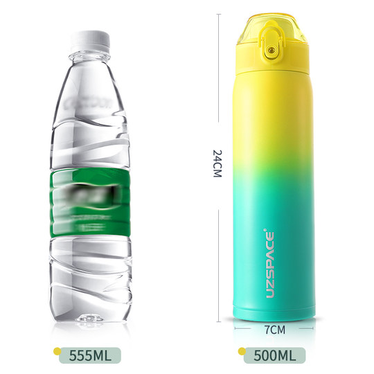 316 Stainless Steel Thermos Cup Student Sports Water Cup Boys High School Students Special Water Cup for School Girls Water Bottle