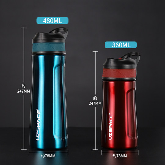 Stainless Steel Thermos Cup for Women, Sports Water Bottle for Male Students, Special Water Bottle for School, Straw Cup for Pregnant Women, Car Cup