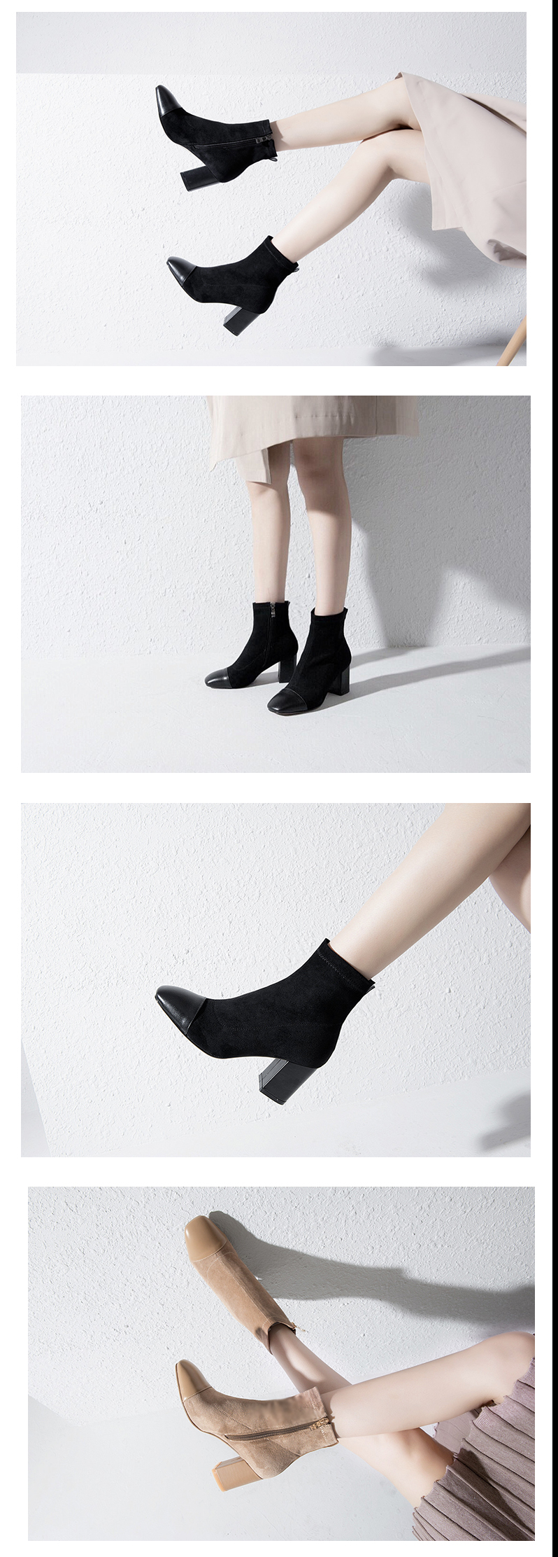 Bottes mi-saison femme KAKY en TPR  - Ref 3250857 Image 13