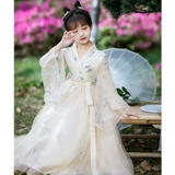 Детское элитное осеннее ханьфу, платье, китайский стиль