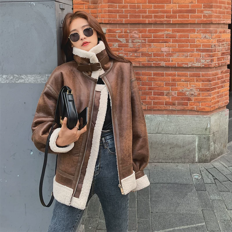 Зимняя короткая куртка, коллекция 2021 года, усиленная толщина, oversize