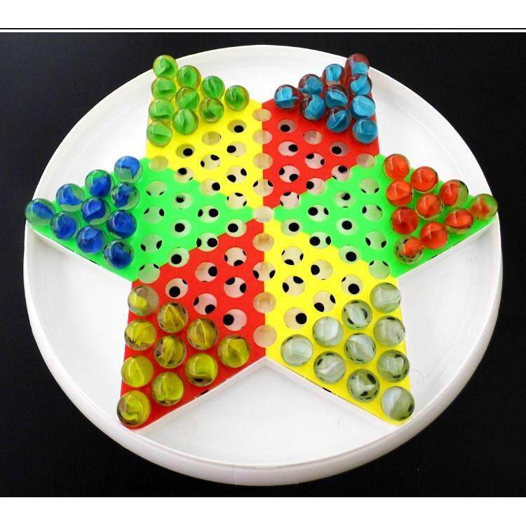 Китайские шашки 跳跳琪跳棋,玻璃球跳棋,玩具,儿童益智玩具,家庭娱乐跳棋 Mapusitom