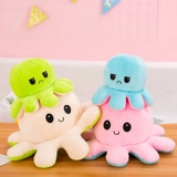 Двусторонная кукла для рыбалки, плюшевая игрушка для мальчиков, осьминог, подарок на день рождения