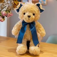 Коричневый, стиль Лолита, с медвежатами, 30 см