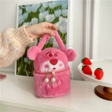 Мультяшная сумка через плечо, милая японская косметичка, с медвежатами