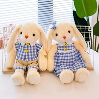 Пара кроликов больших ног (синий)