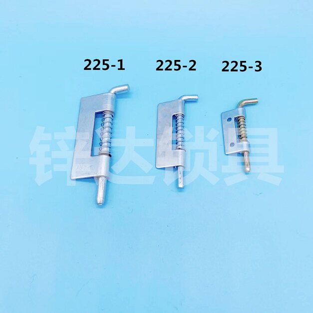 Zinc Da CL225-1 Hinge Spring Bolt Distribution Cabinet Case Lower Shaft Cabinet Door Bolt HL035 Industrial hinged door