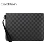 Мужская маленькая сумка клатч, кожаный бумажник для документов, европейский стиль, из натуральной кожи