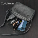 Cavid Kevin европейская ретро сумка через плечо мужская сумка повседневная сумка через плечо рюкзак из натуральной кожи модная молодежная квадратная сумка