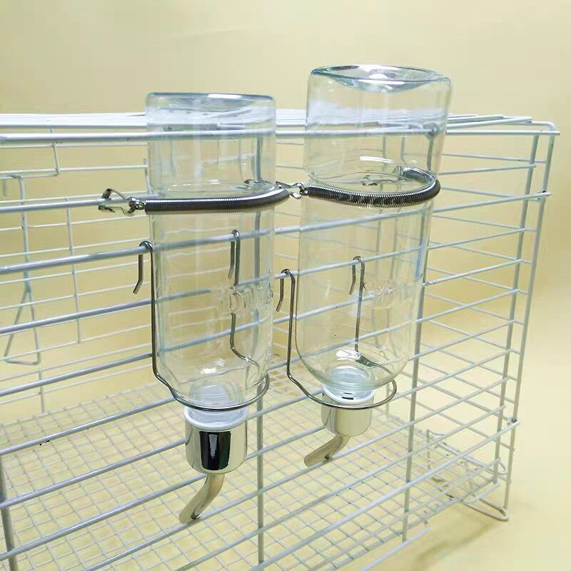 Pet Rabbit Drinker Dragon Cat Dutch Pig Suspended Automatic Kettle Hamster Anti Leakage Ball Spring Edition Large Capacity