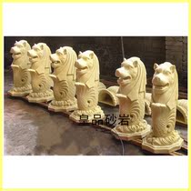 Sandstone Sculptures Spray Lions Eurostyle Fountain Outdoor Waterscape Sculpture GRP Spray Pool Manufacturer Direct