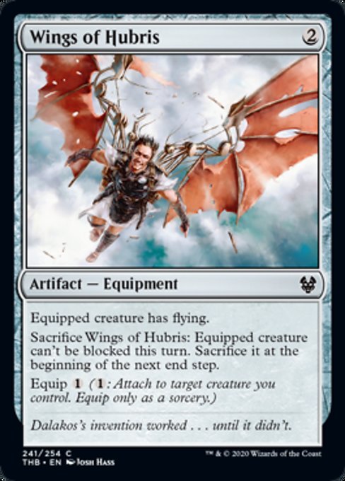 MTG Magic Storm Club THB Wings of Hubris Colorless Iron 241 English