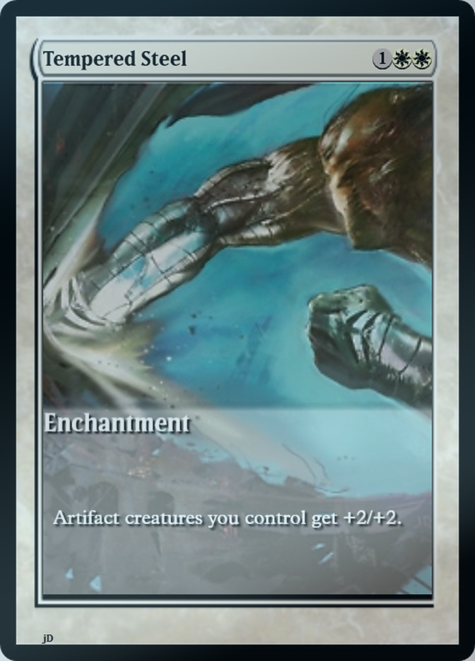 Magic storm will PRM refined steel white gold English big painting flash