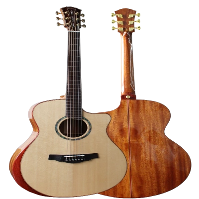 Đàn guitar Gemei cao cấp 40 41 inch veneer vân sam đàn ông và phụ nữ mới bắt đầu đàn guitar nâng cao nhạc cụ Wolf guitar - Nhạc cụ phương Tây