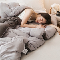 Day Style Cotton Quilted Student Dormitory Spring Autumn Mill Hair Quilt by Core Winter Thickened Warm Mat Quilt by single double air conditioning