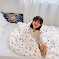 Class A summer knit cotton summer cool quilted by baby boy washed thin quilt single double autumn and winter quilt with core student air conditioning