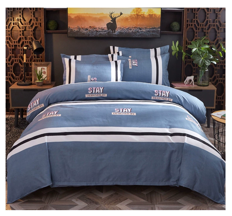 Bộ chăn đơn 1,5 chăn nữ sinh viên ký túc xá đơn đôi 1,8 trẻ em chăn đơn chiếc 200x230 bộ ba mảnh đơn 4 - Quilt Covers chăn muji mùa hè