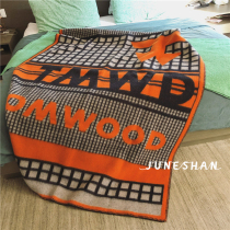 JUNESHAN integrated store TOMWOOD Norwegian brand wool pattern color blanket