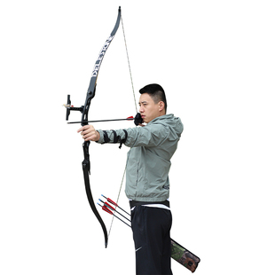 闪电狼L5专业竞技反曲弓箭套装射箭射击比赛箭馆新练习训练18磅弓