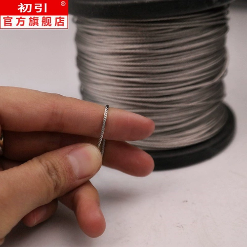 316L 304 Веревка из нержавеющей стали 7*19 Супер мягкая веревка из нержавеющей стали 1 2 3 4 5 6 8 10 мм