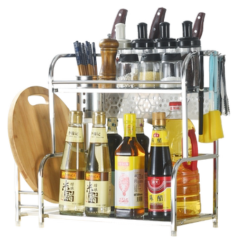 Thickened and bold kitchen shelf stainless steel