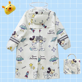 Children's Raincoat, Lightweight and Quick-Drying, for Girls Aged 7, Lightweight Zipper Style with Backpack Space, Special Rain Poncho for Boys and Primary School Students