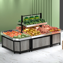 Stainless steel new fruit shop shelf commercial vegetable shelf display rack multifunctional fruit vegetable shelf end