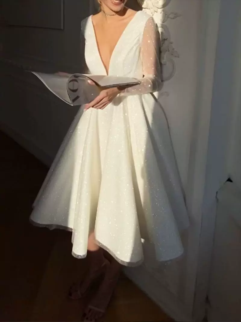 [Женское сексуальное вечернее платье для вечеринки V]