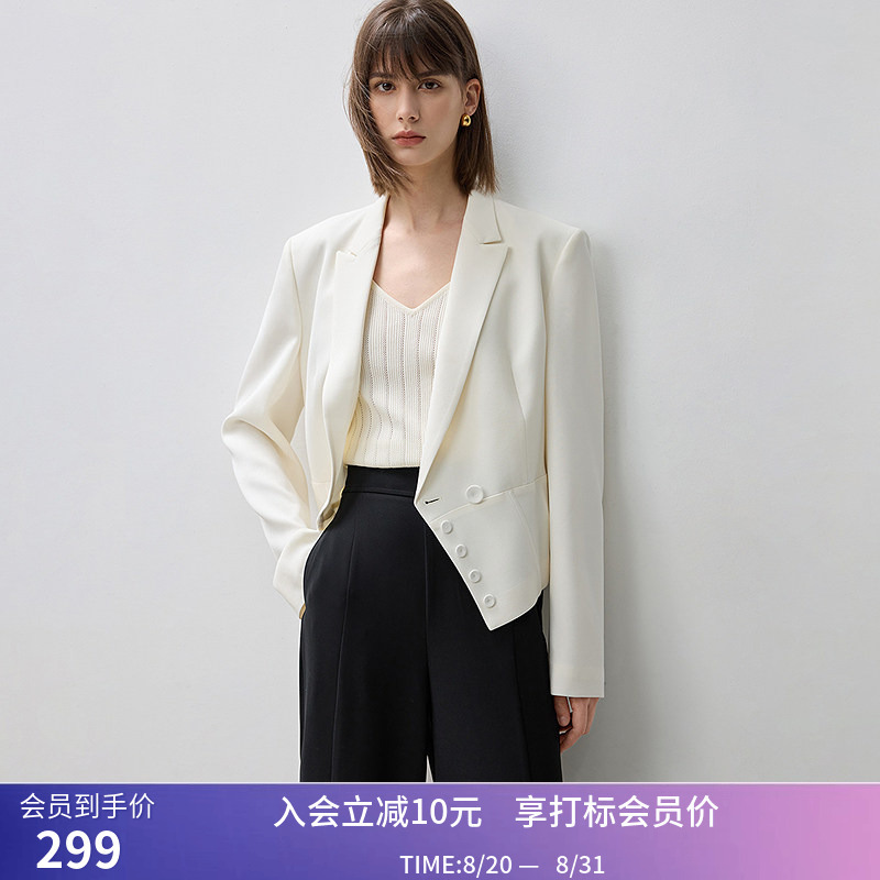 [Same Style as in Shopping Malls] Lily New Autumn Elegant Ballet-Style Comfortable Commuter Blazer