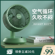 Syteth Air Circulation Fan Home Small Low Noise Turbine Convection Office Desktop Ecstasy Remote Control Electric Fan