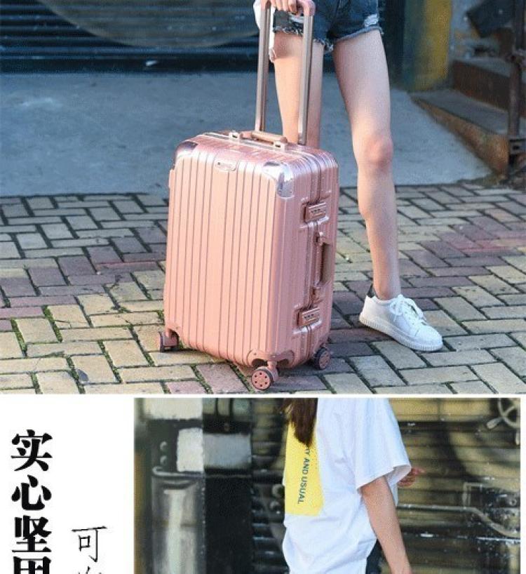 Hộp mật khẩu túi du lịch nhỏ nhẹ và nhẹ Học sinh trung học nhỏ 24 inch du lịch bền tay hộp lớn - Va li các loại vali kéo 