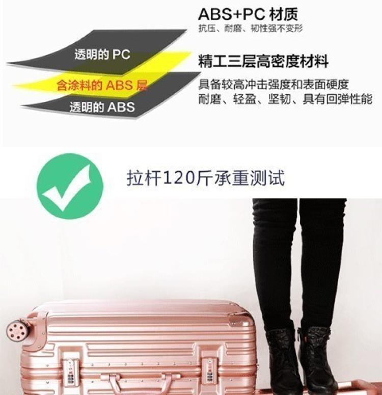 Hộp mật khẩu túi du lịch nhỏ nhẹ và nhẹ Học sinh trung học nhỏ 24 inch du lịch bền tay hộp lớn - Va li các loại vali kéo 