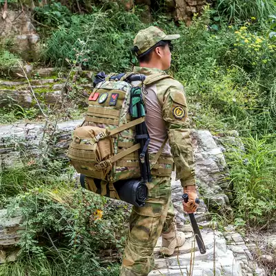 Amaisen outdoor tactical backpack military camouflage travel mountaineering bag male three-level bag large capacity waterproof multi-function