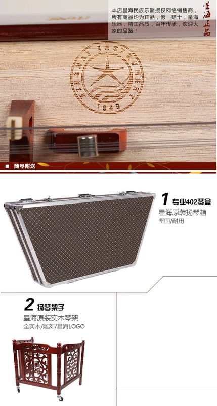 Bắc Kinh Xinghai Dulcimer Professional 402 Dulcimer Flying Flower Point Cui Yangqin thi nhạc cụ quốc gia mua sáo trúc