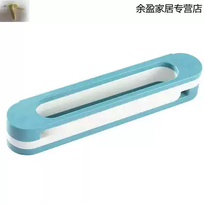Powder room shoe rack bathroom trailer rack Wall non-perforated shelf storage artifact shelf Wall foldable