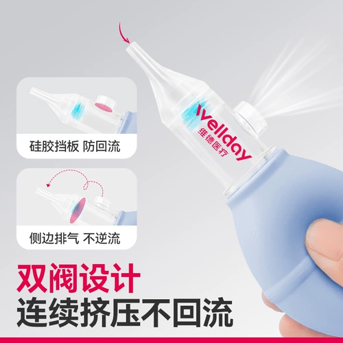 Детский назальный аспиратор для младенца для носа, гигиеническая полость носа от заложенности носа