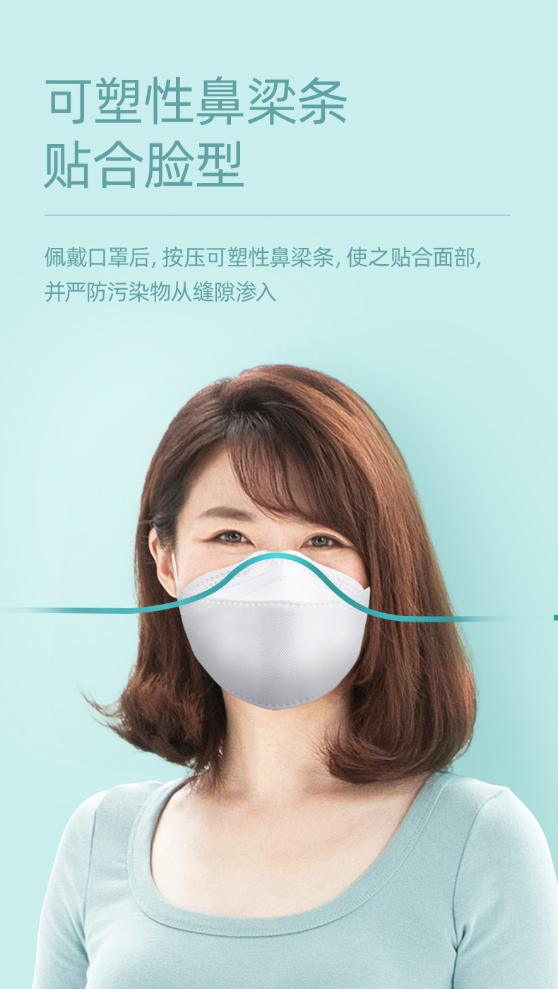 维德医疗 鱼型KN95防护口罩 10只 独立装 图10