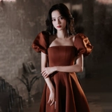 Французское вечернее платье 2025, новый стиль, женское роскошное нишевое элитное платье для проведения теста на банкетный темперамент