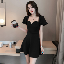 2021 womens new thin sexy nightclub waist feminine short skirt temperament tight princess dress summer