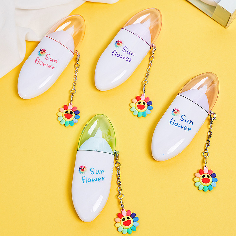 Doshi colored sunflower hanger modified belt for girls in Japanese mini-coated with cute cartoon girl modified with student modified belt elementary school students stationery creativity