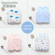 . . Trẻ sơ sinh và trẻ em áo gi lê cotton tinh khiết bé trai và bé gái áo ghi lê dày ấm trẻ em mặc bên trong áo vest cotton - Áo ghi lê