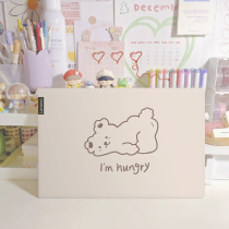 Groveling Bear computer stickers apply Lenovo little new pro16 notebook film air14 shell protection anti-scraping Huawei Apple mac Xiaomi HP no glue complete set decoration 15 6 cute