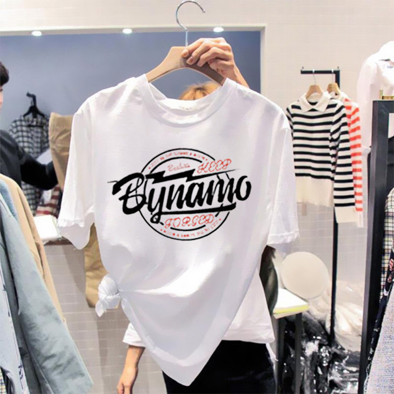 2023 Summer New European Short Sleeve T - shirt Summer Aerobic Leisure Clothing Clothes Clothes Clothes