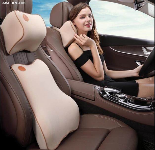 Car waist with protective waist pillow memory cotton backrest waist cushion head pillows 2018 Lexus es300h gs350 -Taobao