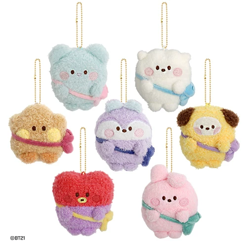 【Полное бронирование】 Ограничено по времени 30% скидка BTS BT21 Korea Limited Fat Doll Pendant