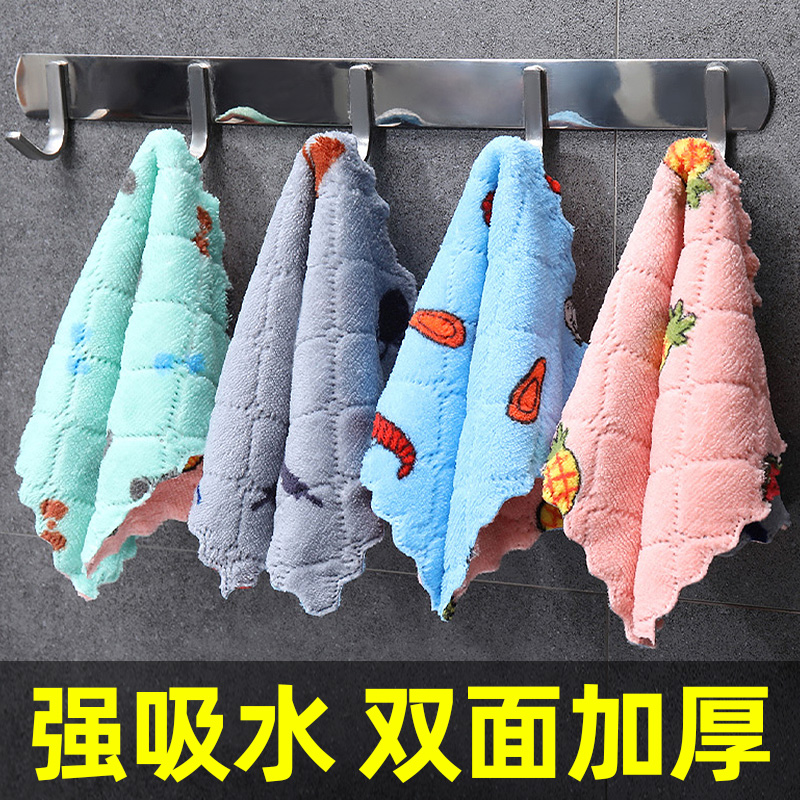 Dishwashing cloth housekitchen supplies lazy rags thicker absorbing household chores cleaning cloth