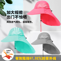 Childrens hats Summer anti-UV sun visor Sun hat Mens and womens childrens fisherman hat Baby beach sunscreen hat Spring and autumn