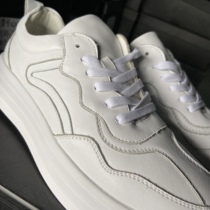 High-end whole shoes full leather cowhide leather upper cowhide inner mens high-end casual sneakers